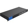 Linksys LGS124-EU Switch di rete Gigabit non gestito a 24 porte, hub Ethernet per casa e ufficio con chassis in metallo, montaggio a parete o su scrivania, sdoppiatore Ethernet, plug-and-play