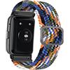 ToVioc Cinturino Compatibile con Huawei Watch Fit 2, Huawei Watch Fit 1(New/Elegant/SE), Intrecciato Regolabile Sportiva Elastica Nylon Cinturino