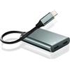 NCGGY XREAL Hub di ricarica e riproduzione, adattatore da USB C a AR per XREAL One/Air 2 Pro, Rokid, Viture, compatibile ROG Ally, Switch2, Phone 17 16 15, supporta la ricarica rapida da 65 W e 60 Hz