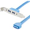 Startech.Com Adatattore Piastra Slot USB 3.0 a Femmina 2 Porte
