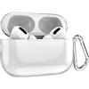 MyGadget Cover in Silicone Morbido Custodia Compatibile con Apple AirPods Pro 1 Generazione - Case per Cuffie Auricolari - Skin in Gomma - Trasparente