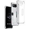 REY Cover in Gel TPU Anti-Shock per ASUS ROG Phone 7, Morbido Silicone Custodie Protettivo Case, Anti-Scratch, Protettiva Sottile Back Cover