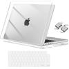 MOSISO Custodia Compatibile con MacBook Pro 14 Pollici Cover 2025 2024 2023 2022 2021 M5 M4 M3 M2 M1 A3434 A3112 A3185 A3401 A2918 A2992 A2779 A2442, Case&Copritastiera&Tipo C, Trasparente