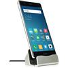MyGadget Stazione Ricarica USB C & Cavo 1m - Caricatore Docking Station compatibile con Galaxy S24 S23 S22 Note 20 10 Huawei P50 P40 - Nero