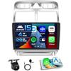 Inefala 4+128G Autoradio per Peugeot 307 307CC 307SW 2002-2013 Android 15 mit 9'' In-Cell Schermo Soporta Wireless Carplay und Android Auto Mirror Link Radio FM/RDS GPS WIFI BT SWC