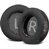 SOULWIT 80mm Cuscinetti Auricolari in Tessuto Mesh Ricambio per AKG Pro Audio K175 Cuffie, Cuscinetti Auricolari con Schiuma Antirumore - K175 MF Oro Nero
