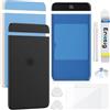 Enkeig Vetro Posteriore per Google Pixel 8 Pro GC3VE G1MNW, Nero | Qualità originale scocca vetro posteriore copribatteria back cover cover posteriore back glass con kit riparazione.
