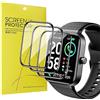 Blueshaweu Compatibile con Aeac/TMHAI/Parsonver IDW15 1,8 pollici smartwatch Pellicola protettiva, protezione schermo per IDW15 smartwatch,3D ultra trasparente copertura completa protezione dello schermo (3