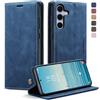 KZB Cover per Samsung Galaxy S25 5G Custodia in Pelle Premium Libro Portafoglio Flip Wallet Magnetica Porta Carte Supporto Protezione Case per Samsung Galaxy S25 - Blu
