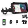 Jansite 【NUOVO 】Carplay Moto Android Auto con 4K Dash Cam Doppia Fotocamera