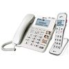 Geemarc Amplidect 595 Combi - Telefono a Filo Amplificato e Microtelefono Aggiuntivo con Segreteria Telefonica, Tasti Grandi e Funzione SOS per Anziani - Ipoacusia da Moderata a Grave - Versione IT
