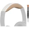 SOULWIT Ricambio Archetto per Bose QuietComfort 25(QC25) Cuffie, Sostituire il Pezzo Fascia Headband Band - Bianco e Beige