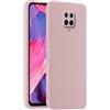 HULLIN Custodia per Telefono in Silicone Colorato, Adatta per Redmi Note 9S / Note 9 Pro (6.67) - Polvere di sabbia