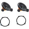 HertzPh Hertz DSK 165 dsk165.3 Altoparlanti 2 vie + supporti altoparlanti Compatibile con BMW Mini one cooper anteriore
