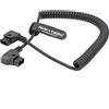 Alvin's Cables D-Tap Maschio a D-tap Maschio Cavo di Prolunga a Spirale per DSLR Rig Batteria