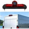 Rimoody Telecamera Posteriore per FIAT Ducato 3/Peugeot Boxer/Citroen Jumper, Telecamera per Terza Luce di Stop, Visione Notturna a IR, Angolo Regolabile, Impermeabile IP67, con Linea di Retromarcia