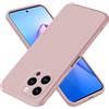 EASSGU Custodia per Smartphone, Compatible with iPhone 15 Pro (6.1 Inches), Cover Morbida in Silicone TPU - Polvere di sabbia