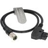 Uonecn D-Tap to Hirose 4 pin Cavo di alimentazione maschio per Anton Bauer Sound Device ZAXCOM Zoom F8.