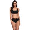 RPAEOY Costume Donna Due Pezzi Bikini Set Sportivo Vita Alta Costumi Mare Tankini Elegante Bikiniset Fascia Elastica Costume Contenitivo Senza Ferretto Abbronzatura Perfetta Nuoto Spiaggia