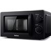 Galanz Microonde da 20 l, 700 W, solo microonde con manopola meccanica, 6 livelli di potenza, forno a microonde con piatto girevole in vetro e finestra di visualizzazione, facile da usare in cucina