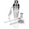 Whiskey Rocks Set da barman 5 el - shaker 550 ml