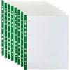 G4GADGET 100 buste perforate di qualità, formato A4, 50 micron, resistenti, in vetro trasparente