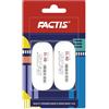 Factis Blister 2 gomme da cancellare ovali OV12 FACTIS®