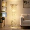 GyroVu Lampada da Terra da 47" per Soggiorno, Lampada da Terra a Colonna LED con Temperature di Colore per Camera da Letto, Ufficio e Soggiorno 2 lampadine incluse
