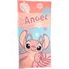 My sweety pop - Asciugamano da spiaggia Stitch - Asciugamano da bagno - Lilo e Stitch - Bambino - 70 x 140 cm - 100% poliestere - Vacanze - Idea regalo (Stitch - Rosa/Blu)