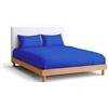 Nina Home Completo Lenzuola in Puro Cotone, Set Biancheria da Letto Premium Quality Made in Italy, con Federe 50x80cm (Royal, Una piazza e mezzo, Tinta Unita)