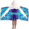 Jay Franco Marvel Spidey e i Suoi Fantastici Amici Ghost-Spider - Telo a Mantella con Cappuccio 56 × 130 cm per Bambini, Super Morbido per Bagno, Spiaggia, Prodotto con Licenza Ufficiale, Blu