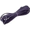 PATIKIL Cordino Cuoio, 3 mm x 5.5 Iarde Stringa in Pelle Finta, Cordone Piatto Vellutata Cordoncino per Collane Creazione Di Gioielli Braccialetti DIY Artigianato, Viola Scuro