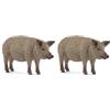 SCHLEICH 14892 Cerdo lanudo, da 3 Anni, Farm World - Figura, 3 x 10 x 6 cm (Confezione da 2)