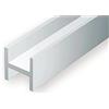 EVERGREEN 500286 - Profilo a H, 350 x 4,8 x 4,4 mm, 3/16, 3 pezzi, multicolore