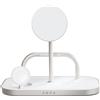 Zens Aluminium Serie 4 in 1 Caricabatterie wireless + orologio con alimentatore 65W
