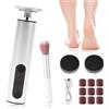 Veloray 2-in-1 Pedicure Elettrico Professionale Piedi, 9 Velocità Regolabile & Display a LCD Rimuovi Calli Piedi Elettrico, Ricaricabile Type-C, Attrezzi per Cura dei Piedi per Talloni Screpolati, Calli