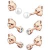 Elli Vir Jewels - Orecchini da donna in argento sterling 925 con cristalli