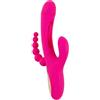 Sweet Smile Triple Vibe Vibratori Rosa 24,4 cm