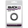 Black Velvets Anello fallico in velluto nero 2,6 cm Nero