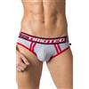 Timoteo Sport 2.0 Super Low - Slip da uomo a vita bassa, colore grigio, taglia XL, confezione da 1 pezzo