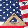 Allegiance Flag Supply Bandiera americana 90 x 150 cm, tessuto di nylon di provenienza americana, stelle ricamate, cucite a mano, orgogliosamente Made in USA