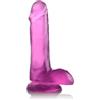 Lynx - Dildo di ghiaccio con palline, 15 cm, colore: Viola
