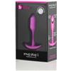b-Vibe Snug Plug 1 Fuchsia/Silver Os - 250 g