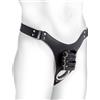 STRICT Male Chastity Harness + Silicone Anal Plug - Black