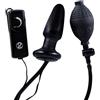 You2Toys Fanny Hills Plug Black - Plug anale gonfiabile