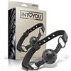INTOYOU Black Shadow Adjustable toggle made of breathable faux leather