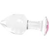 BeHorny Butt Plug in vetro con decorazione pietra