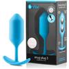 B-Vibe Snug Plug 3 Spina anale Teal Taglia unica