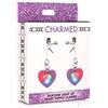 Charmed - Morsetti per capezzoli regolabili in cuore con illuminazione a LED