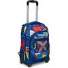 Mitama Trolley Scuola - DR.TROLLEY JUNIOR - JUNIOR STREET LIFE, Blu - Zaino Doppio Scomparto Impermeabile - Spallacci a Scomparsa - Trolley Viaggio Bambino, Bagaglio a Mano